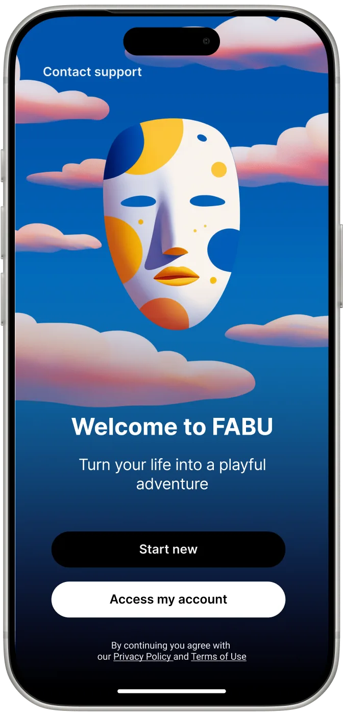 FABU mood and reflection screen